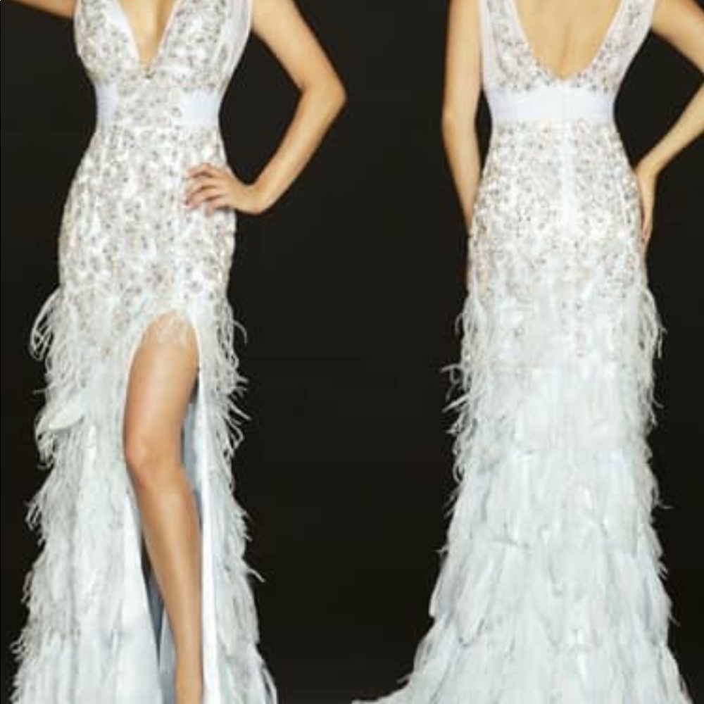 Mac duggal beaded gown - pageant, prom or wedding